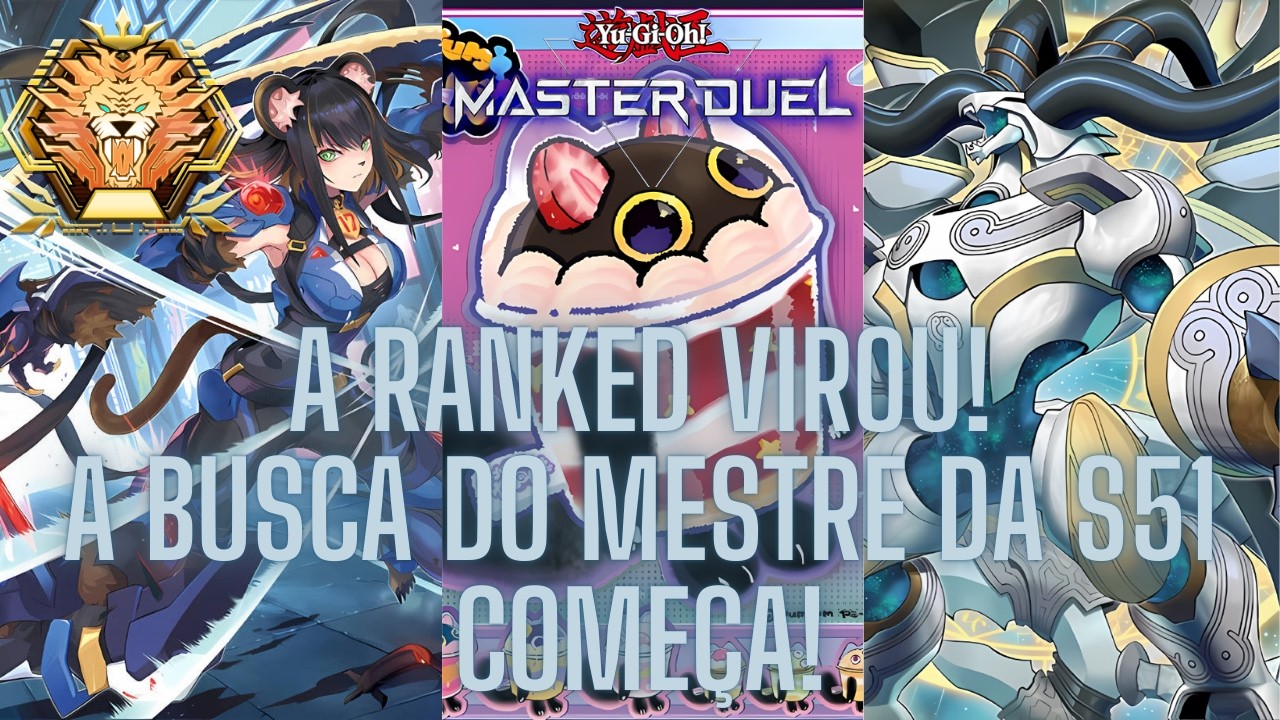 A RANKED RESETOU! O Grind pelo MESTRE REINICIA! - Yu-Gi-Oh! Master Duel.