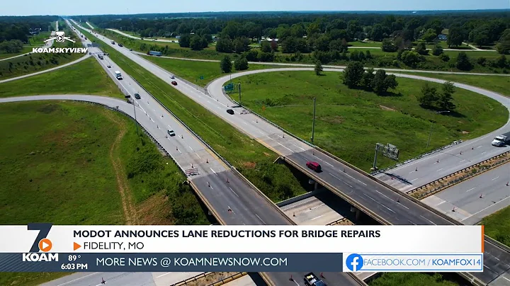 MoDOT Announces Lane Reductions for I44 Bridge Repairs (06/26/2023)