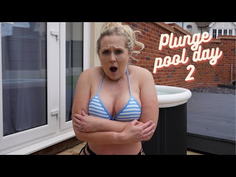 Bikini Pool Plunge Day 2 Getting Colder 