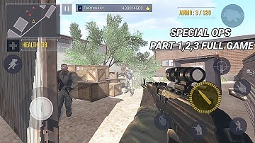 FGB operators gameplay special ops part 1,2,3 android shooter fps game on play store