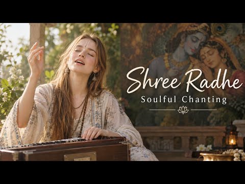 Radhe Radhe Soulful Chanting | Peaceful Krishna Bhajan | Divine Meditation Mantra