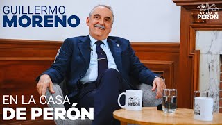 GUILLERMO MORENO AT PERÓN'S HOUSE
