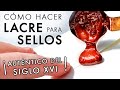 Cómo hacer LACRE AUTÉNTICO para SELLOS 🔴 (Receta original del SIGLO XVI) ¡Y aprende cómo usarlo!