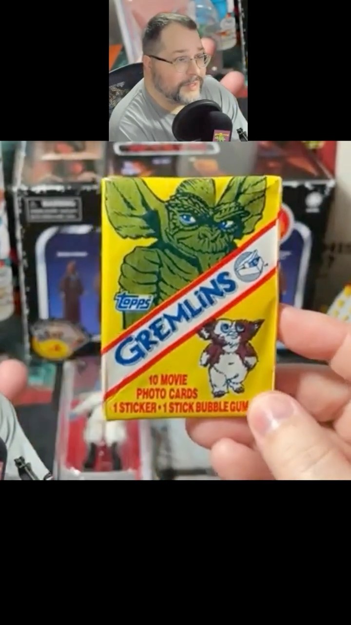 1984 Topps Gremlins Trading Cards Pack Opening - YouTube