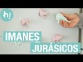 Imanes diy con dinosaurios de plstico  handfie diy