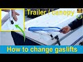 How to change gaslifts for your trailer or canopy - step by step.