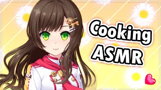 ASMR | Cooking Sounds &amp; Kitchen Ambience【w/ Gentle Whispering】