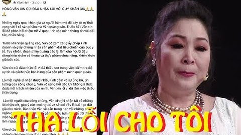 🔴NSND Hồng Vân Cúi Đầu Nhận Lỗi Hậu Ồn Ào Với Bà Nguyễn Phương Hằng