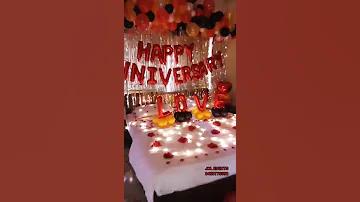 How to decorate a room for Anniversary #shorts #anniversarydecor