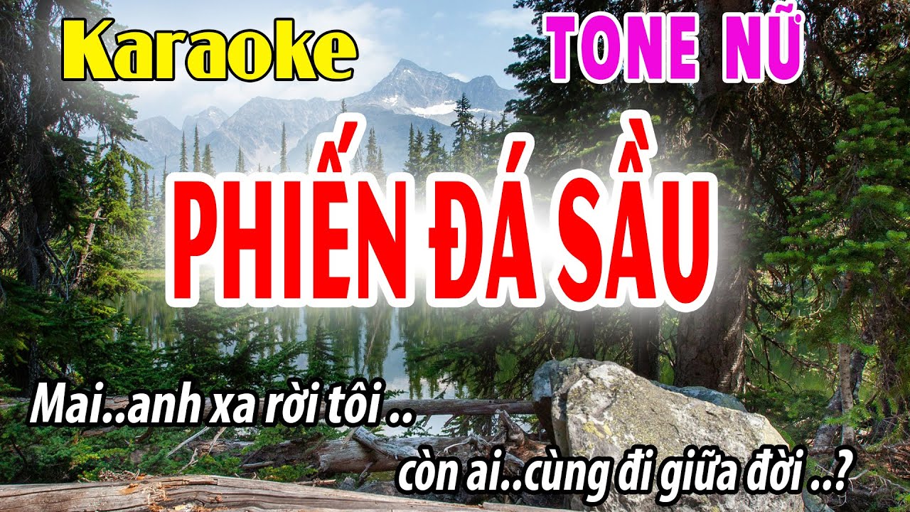Phiến Đá Sầu Karaoke Tone Nữ | Dm | Beat Phối Dễ Hát | Đời Sống Và Âm Nhạc