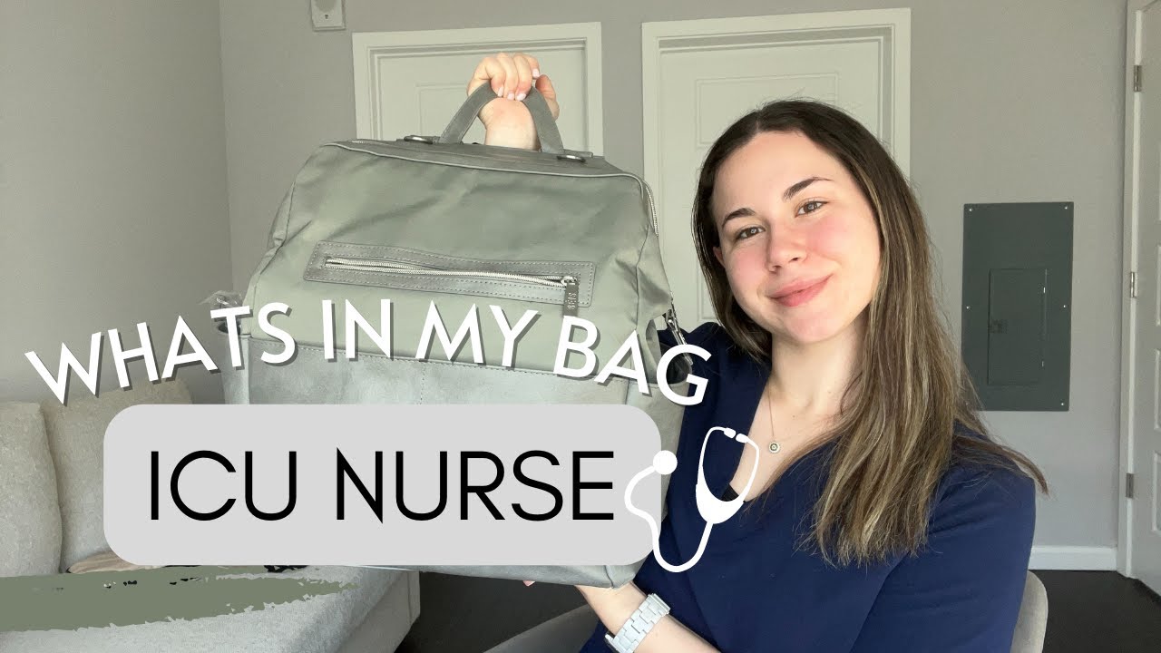 What's in my bag as a new grad ICU RN!! :) | Selin Vlogs