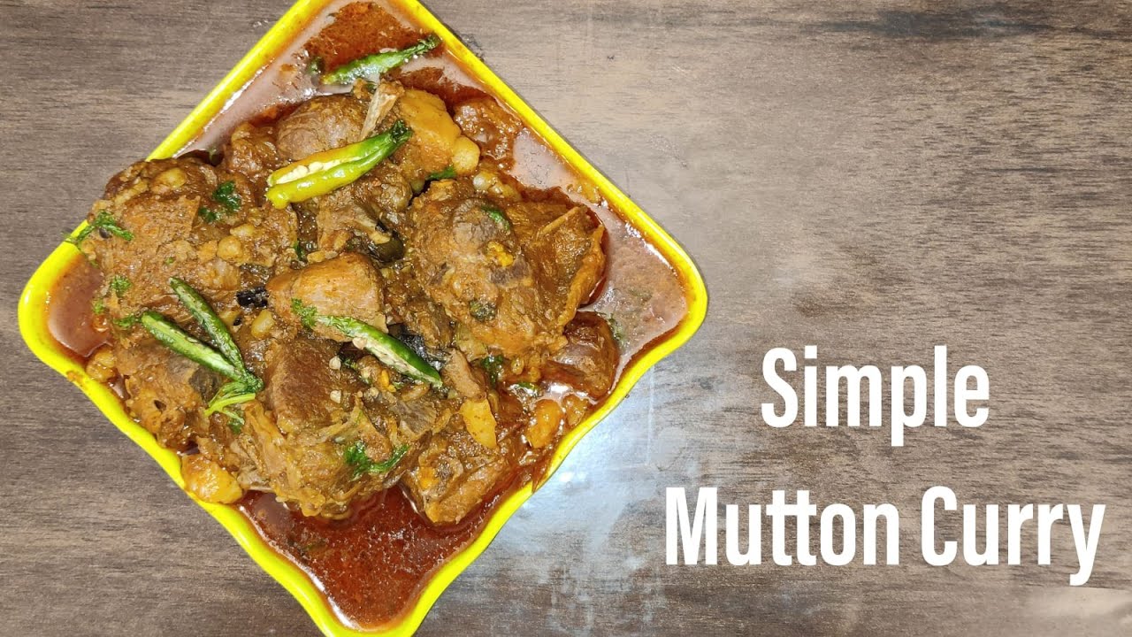 Bachelor Style Mutton Curry One Pot Mutton Curry Easy Mutton