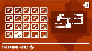 Magnibox. The Orange World. Level 17. Walkthrough.