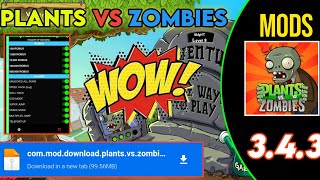 plants vs zombies mod menu v3.4.3 | Unlimited coins and suns | Mod Menu