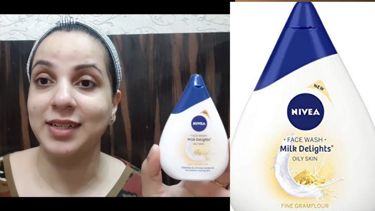 Nivea milk delights fine gram flour review|Nivea face wash|best face wash for oily skin|