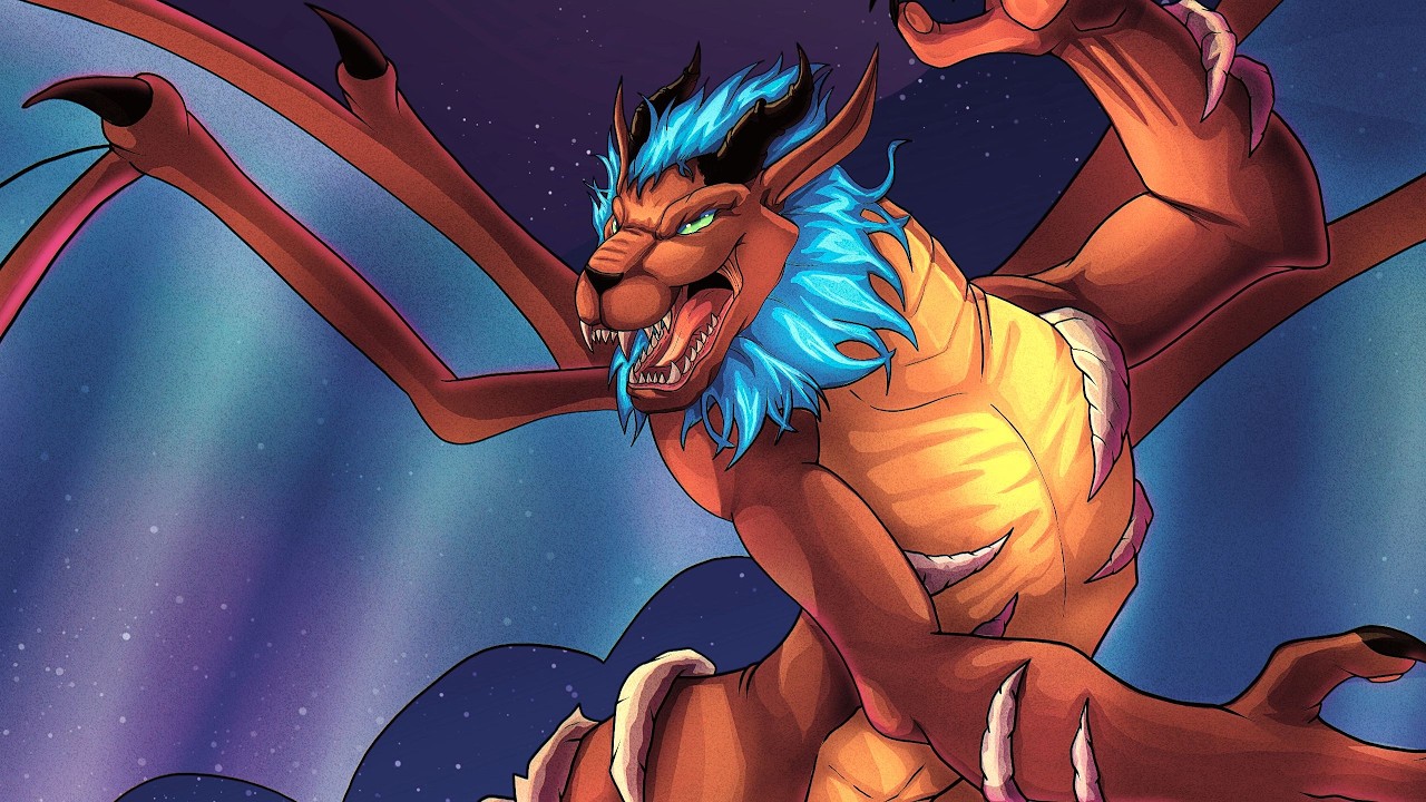 Beast of Taknor : The Beast King Awakens (Redraw & Speedpaint)