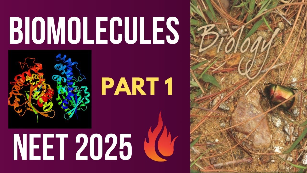 Line to line from new NCERT 💯 | BIOMOLECULES | Part 1 | NEET 2025 by DR ...