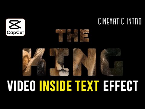 How To Zoom Through A Transparent Text For A Video Intro In CapCut PC