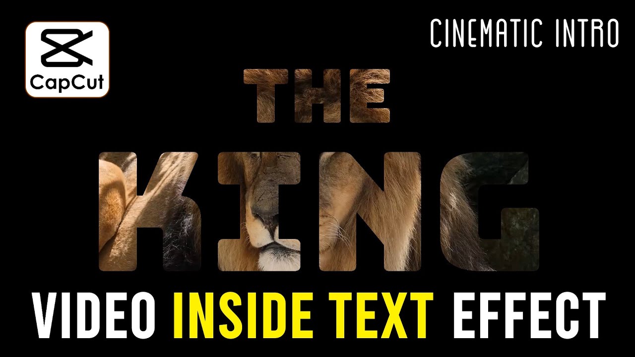 How To Zoom Through A Transparent Text For A Video Intro In CapCut PC ...