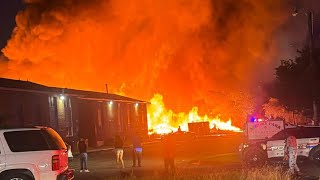 Video Shows Major Fire In Abandoned Nursing Home In Temple