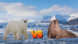 Polar Bear vs Walrus I Animal deathmatch battles S1-SPORE-