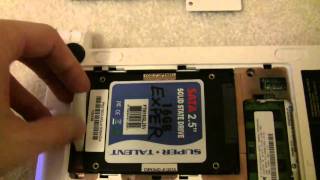 How to Replace the Hard Drive on the Lenovo Ideapad S10 - YouTube