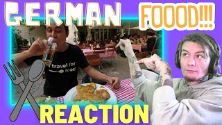 American Reacts To German Food Tour | Schnitzel and Sausage in Munich, Germany!