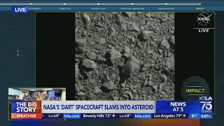 NASA’s DART spacecraft slams into asteroid