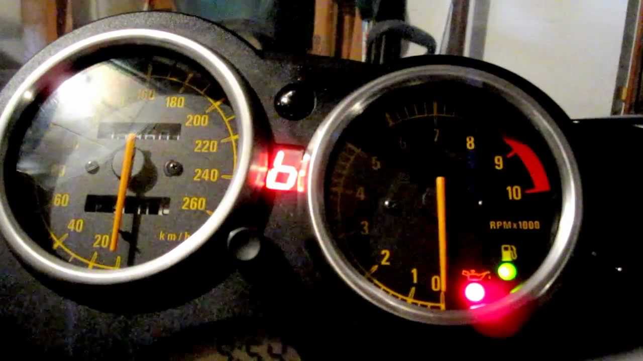 BMW R1100S Gear indicator First test YouTube