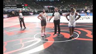 2026 Nebraska High School Wrestling Class A Hwt 5th place match Dom Baggiani MW vs Starks North