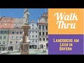 Walking through: Landsberg am Lech in Bayern in GERMANY