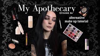 Ethereal Alt Girl Makeup 🥀🩶✨My Apothecary | dominiquebirdxo