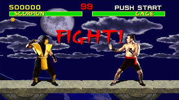 Mortal Kombat 1 - Arcade Gameplay - Scorpion - Longplay Playthrough