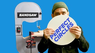 Cut Circles Like a PRO Without Ruining Your Wood (Bandsaw Jig Hack!)