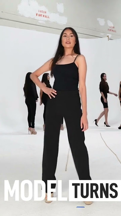 Runway Walk Practice Passing Other Models on a Tight Stage #runway #modeling