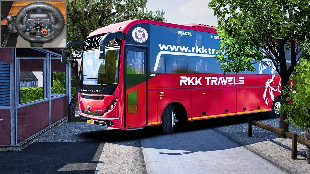 Bus Simulator: Can you survive Indonesia's CRAZY narrow roads | logitech g29 steering wheel | 