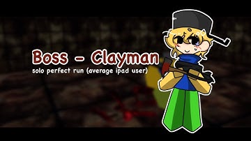 roblox item asylum - boss clayman (solo perfect run)