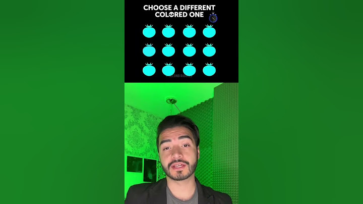 DESCUBRE SI TIENES DALTONISMO EN 1 MINUTO 👁️👁️😱 #Shorts