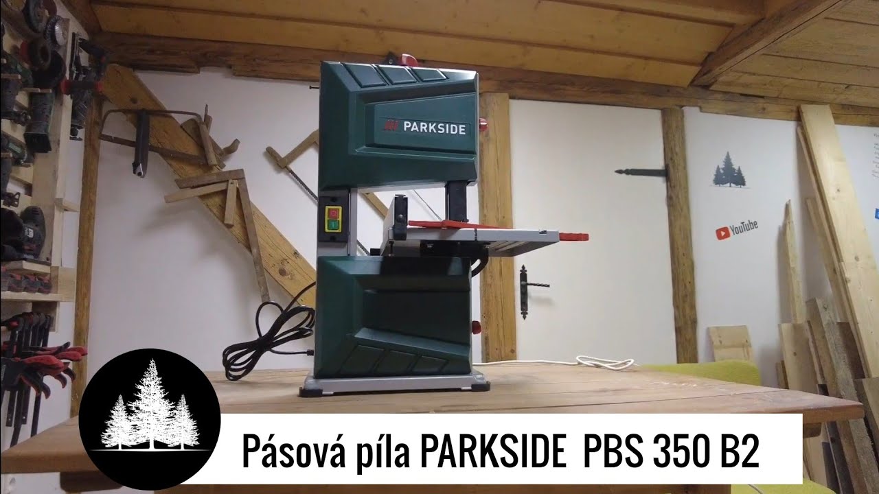 - B2 PARKSIDE PBS píla Pásová YouTube 350