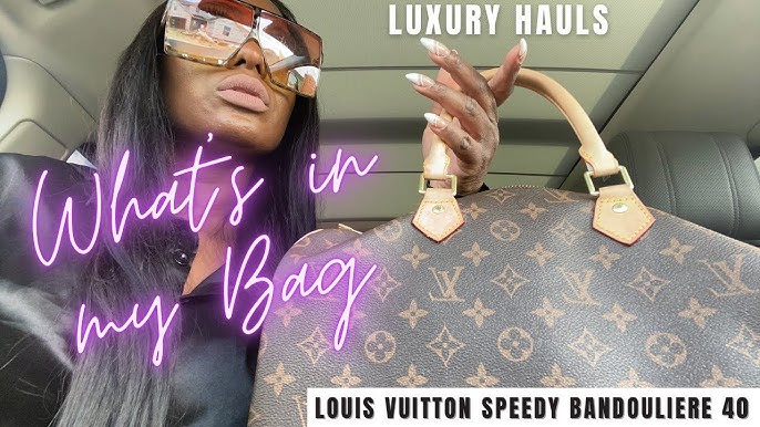 The Louis Vuitton Speedy 40. Classic, large and never out of style. #d