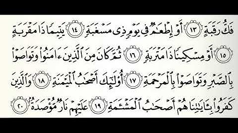 سورة البلد القارئ الدوكالي العالم رواية قالون عن نافع