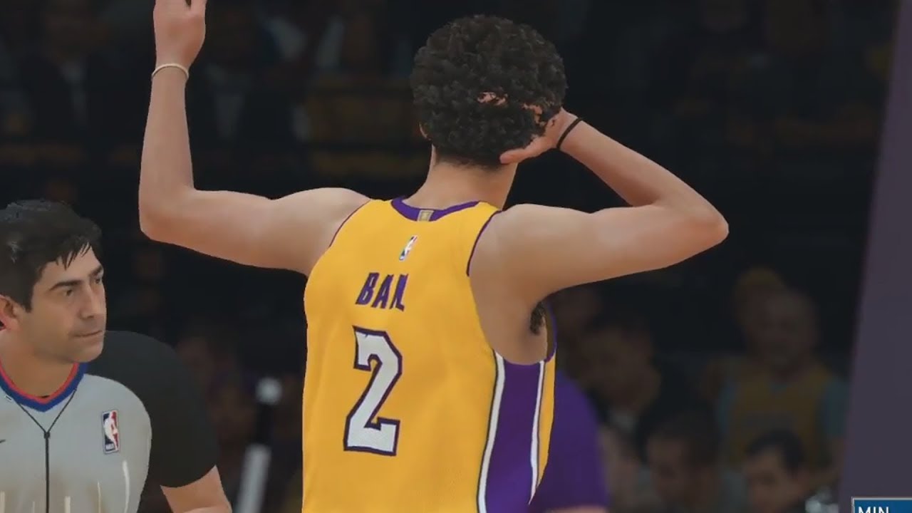 Nba 2k18 La Lakers Vs Timberwolves 5v5 Gameplay Lonzo Ball Bbb