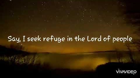 Surah An nas (The mankind) ‏سورة الناس with english translation