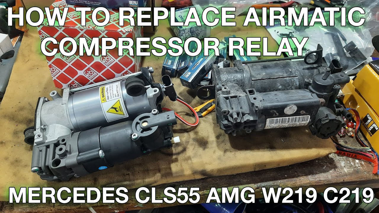 How To Replace #airmatic #compressor #relay / Mercedes CLS55 E55 AMG W219  W211 
