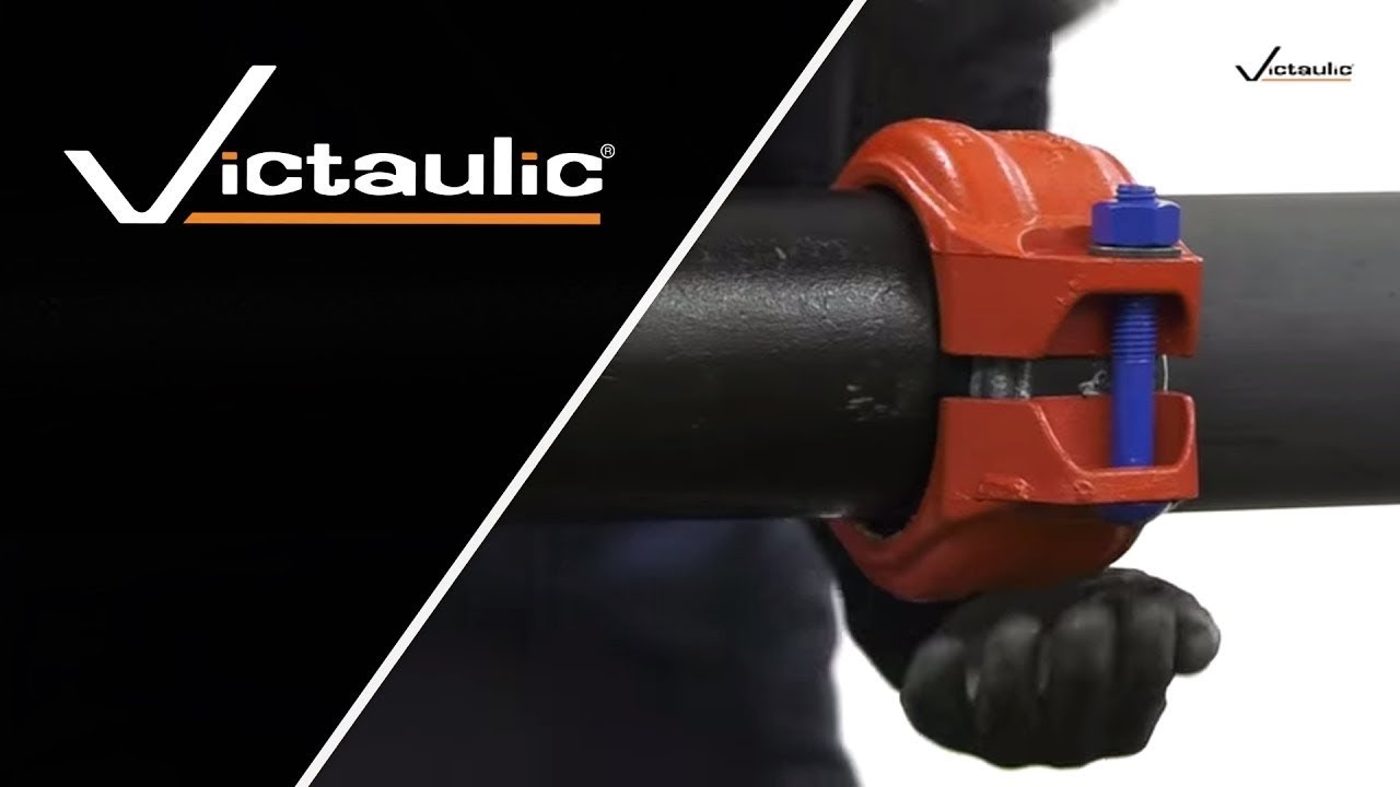 Victaulic Style 907 Transition Coupling For HDPE Installation Victaulic Style 907 Transition Coupling For HDPE Installation