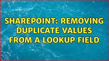 Sharepoint: Removing Duplicate values from a Lookup field (3 Solutions!!)