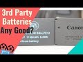 Canon LP-E12 Battery vs 3rd Party Battery for Canon M50