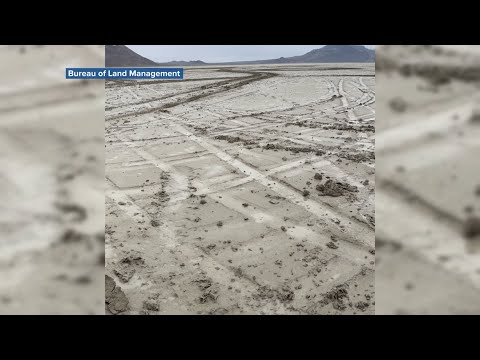 Drivers cause serious damage to the Bonneville Salt Flats
