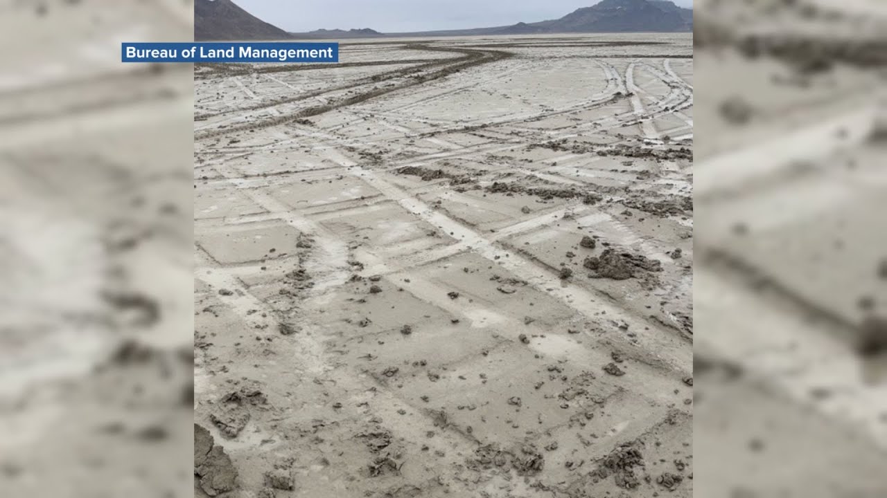 Drivers cause serious damage to the Bonneville Salt Flats