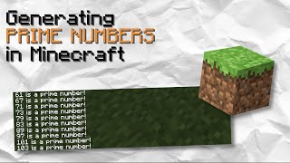Generating Prime Numbers in Vanilla Minecraft! screenshot 5